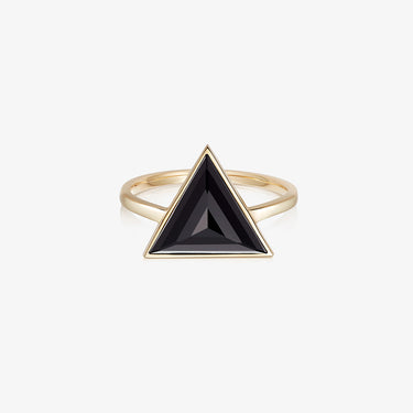 BLACK ONYX GUARDIAN RING GOLD (LARGE)