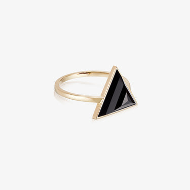 BLACK ONYX GUARDIAN RING GOLD (LARGE)
