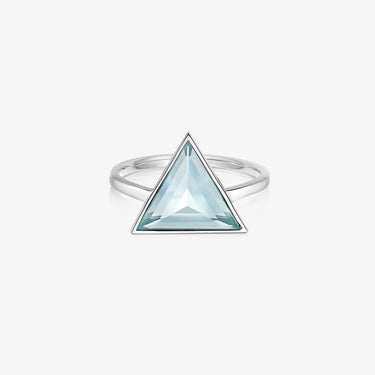 Blue Topaz Guardian Ring (Silver) (Large)