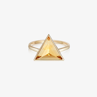 CITRINE GUARDIAN RING GOLD (LARGE)