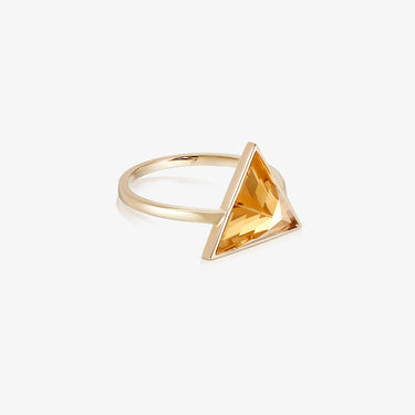 CITRINE GUARDIAN RING GOLD (LARGE)