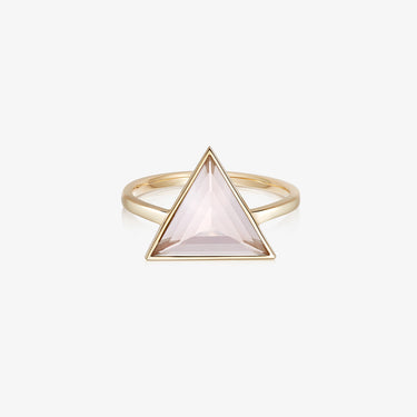 ROSE QUARTZ GUARDIAN RING GOLD (LARGE)