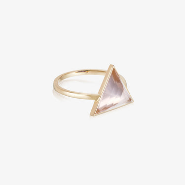 ROSE QUARTZ GUARDIAN RING GOLD (LARGE)