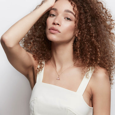 ROSE QUARTZ GUARDIAN PENDANT NECKLACE GOLD (BABY) – Rock + Raw Jewellery