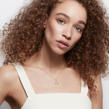 MINT AMETHYST GUARDIAN PENDANT NECKLACE GOLD (BABY)